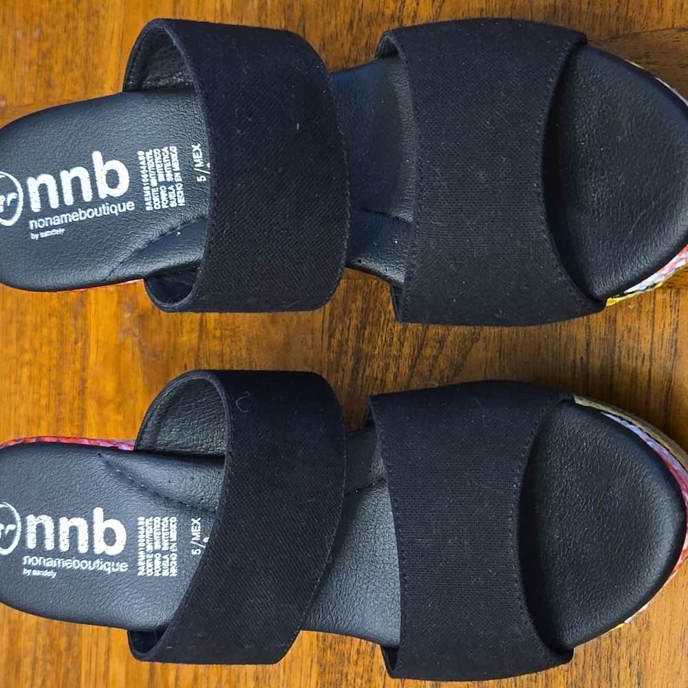 Colorful Wedge Sandals - Picture 4 of 11